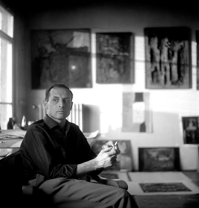 fot. Eustachy Kossakowski - Na zdjęciu Józef Szajna