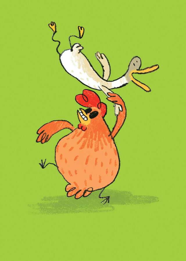 KULAWA KACZKA
I ŚLEPA KURA